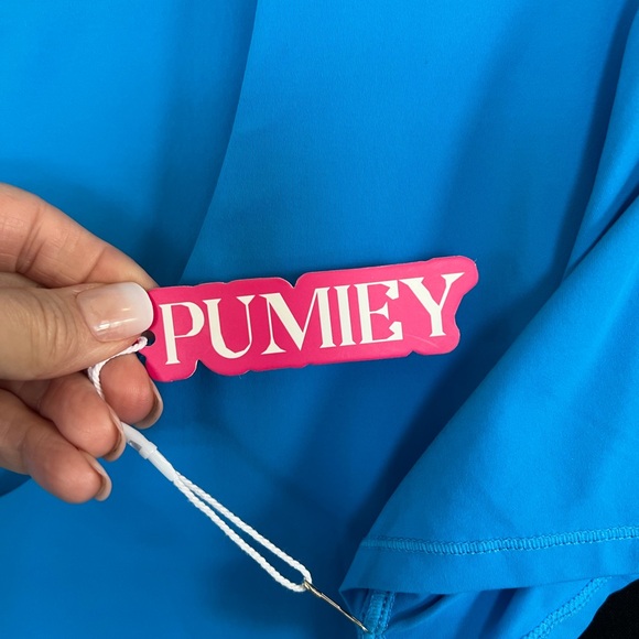 SOLD🆕 NWT PUMIEY Blue V-Neck Slim Fit Tee | Size XL - Picture 7 of 8